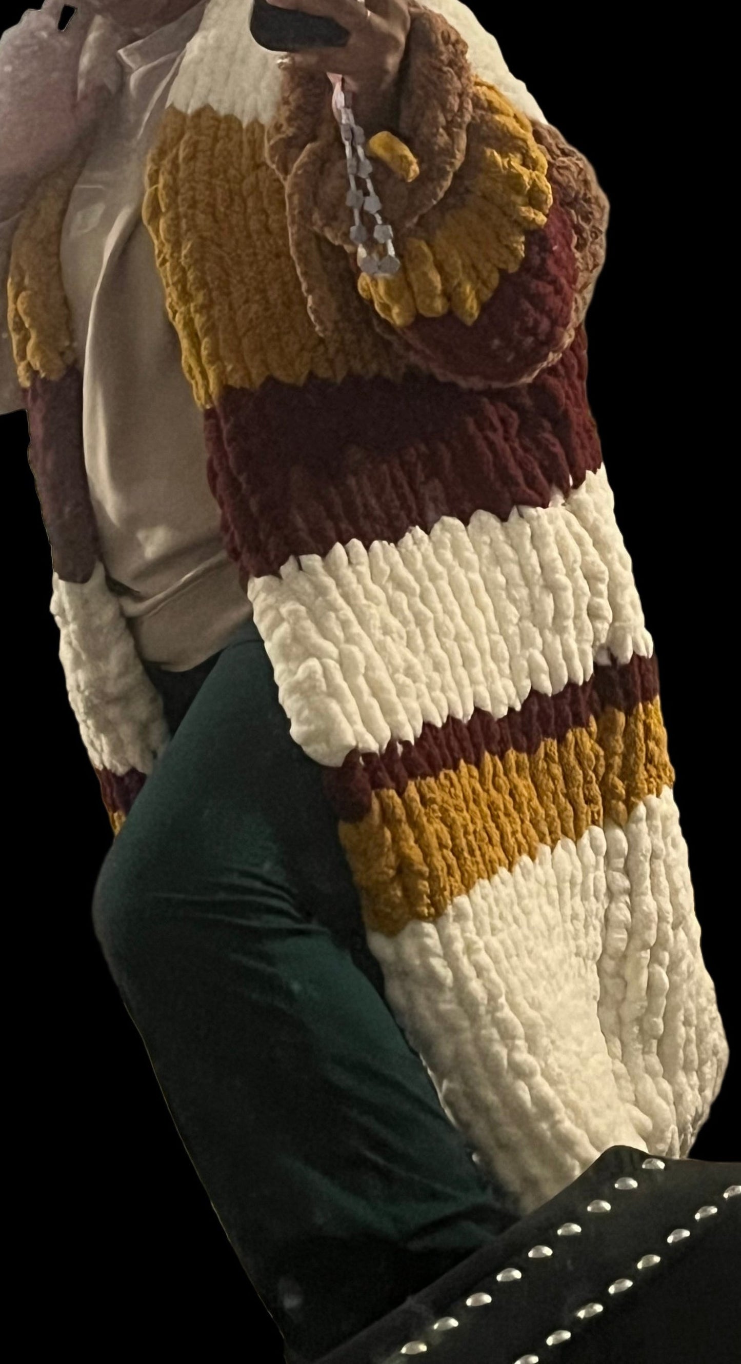 Long Chunky Knit Cardigan